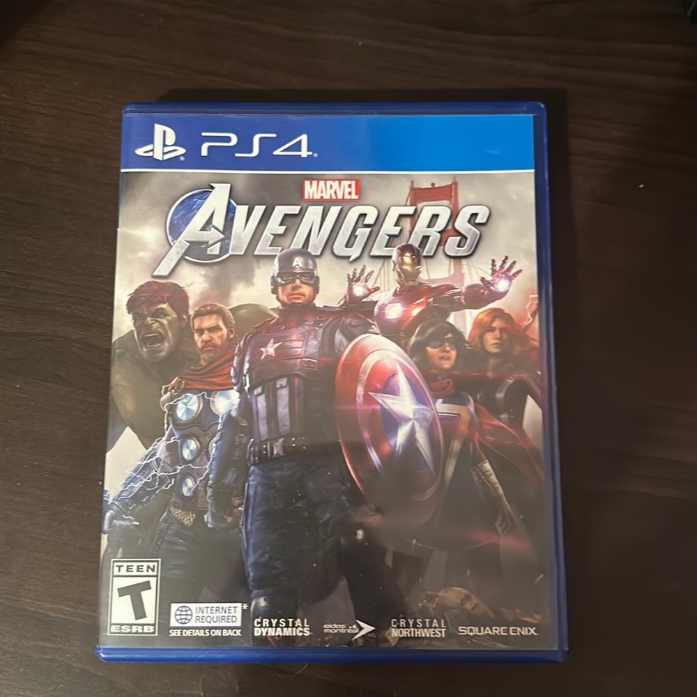 Avengers game for PlayStation four